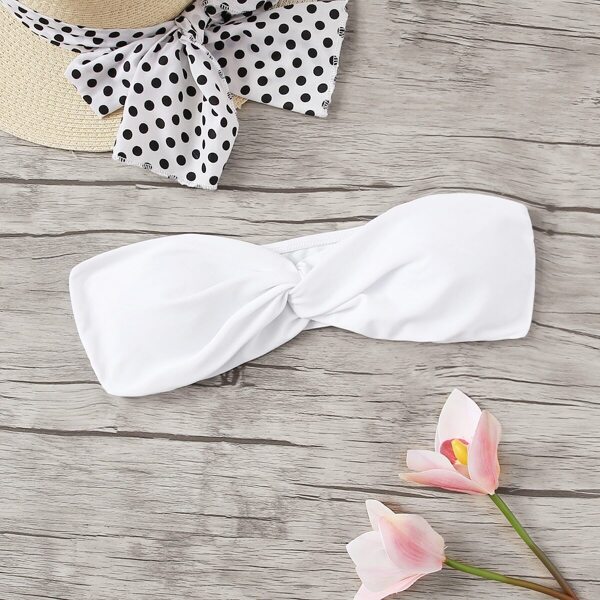 

Twist Bandeau Swimming Top