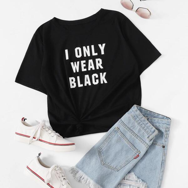

Letter Print Tee