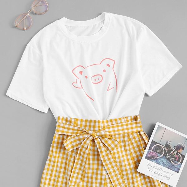 

Pig Print Tee
