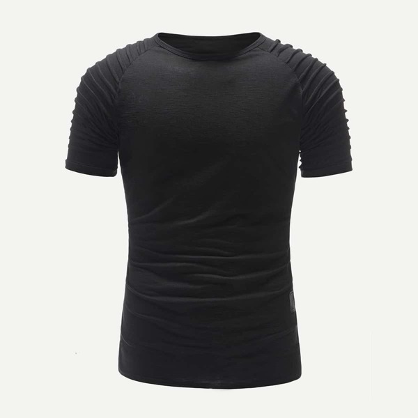 

Men Raglan Sleeve Solid Tee