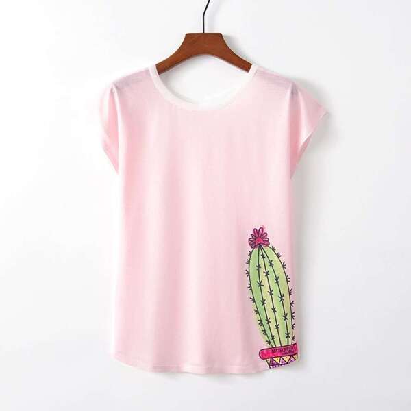 

Cactus Print Tee