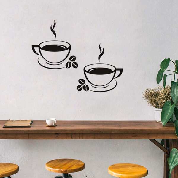 

Cup Print Wall Sticker
