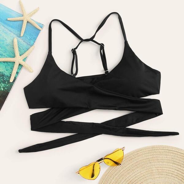 

Criss Cross Wrap Bikini Top