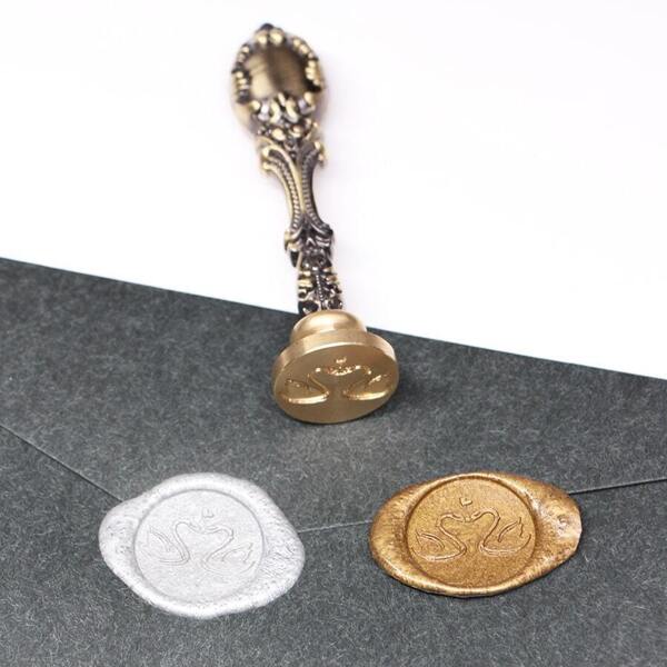 

Swan Wax Seal Stamp, Gold