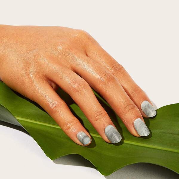 

Marble Fake Nails 24pcs With Tape