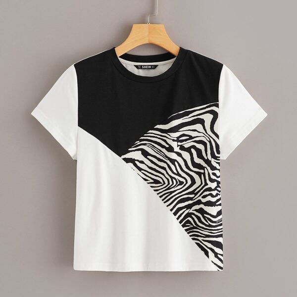 

Cut & Sew Zebra Tee