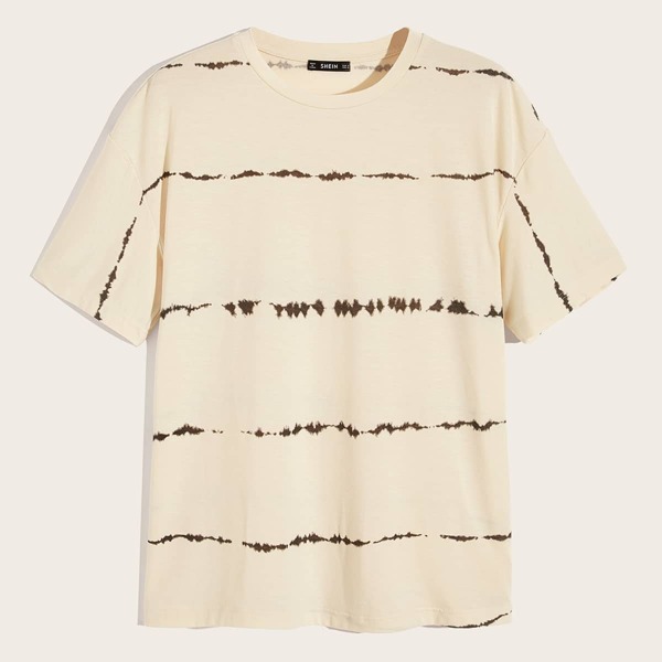 

Men Drop Shoulder Tie Dye Tee