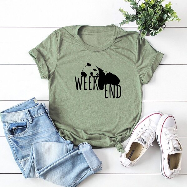 

Plus Letter And Panda Graphic Tee