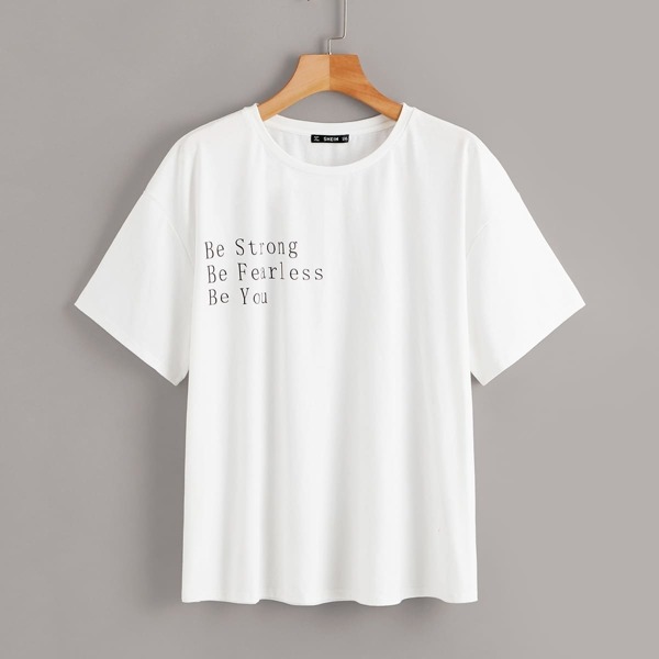 

Plus Letter Print Tee