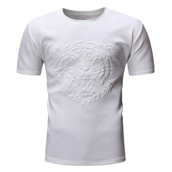 

Men Tiger Face Embossed Tee