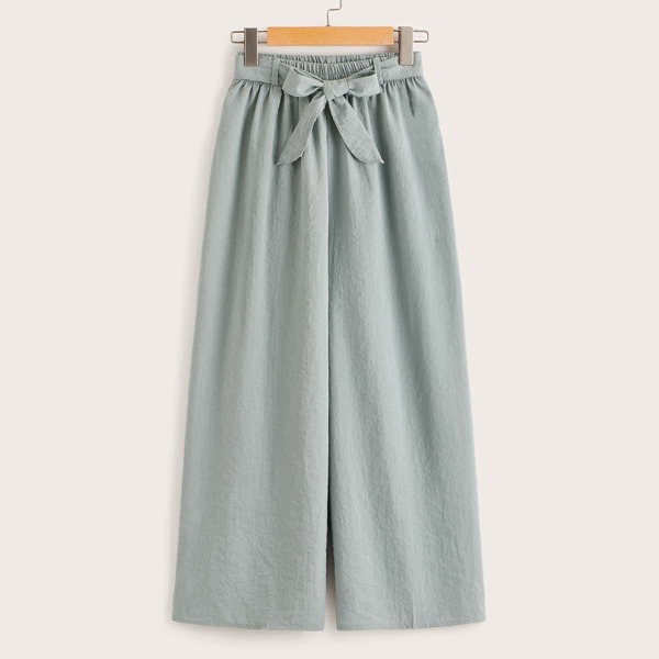 

Wide Leg Waist Tie Pants