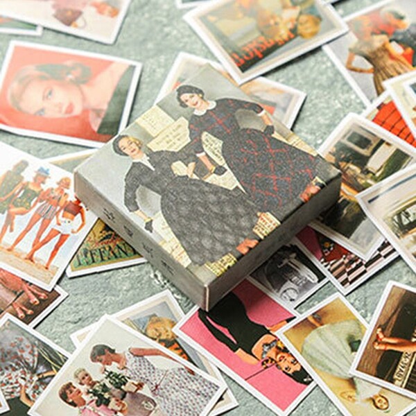 

Vintage Beauty Print Decal 40pcs