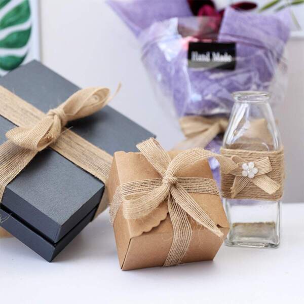 

DIY Decorative Burlap Strap Roll 1pc