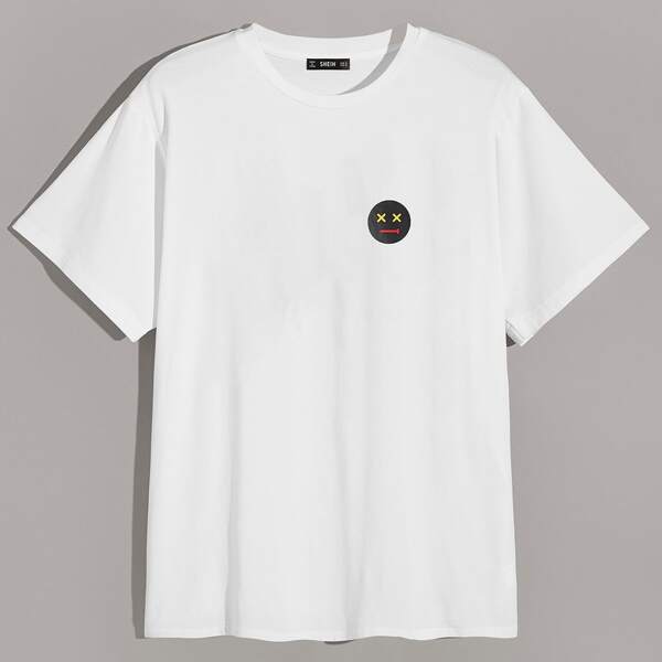 

Men Cartoon Print Short Sleeve Tee