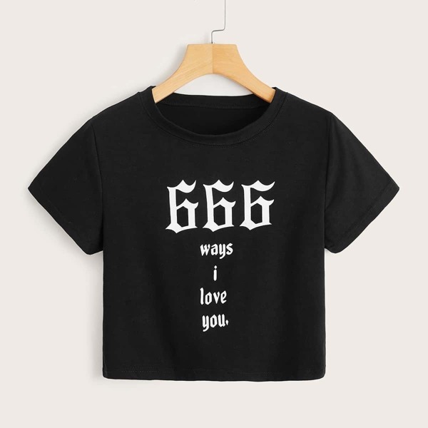 

Letter Print Tee