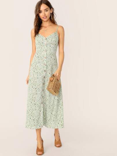 Slip Dress Brown