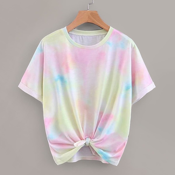 

Knot Hem Tie Dye Tee