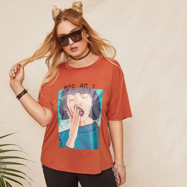 

Plus Figure Print Tee