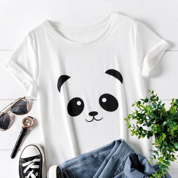 

Plus Cartoon Print Tee