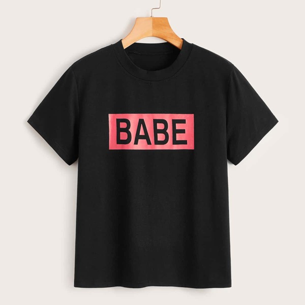 

Letter Print Tee