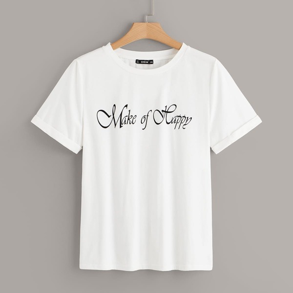 

Plus Letter Print Tee