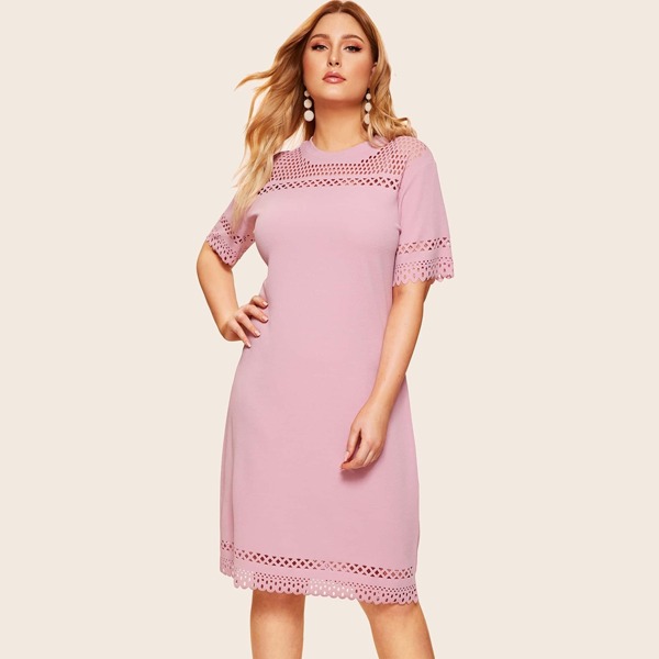 

Plus Laser Cut Dress