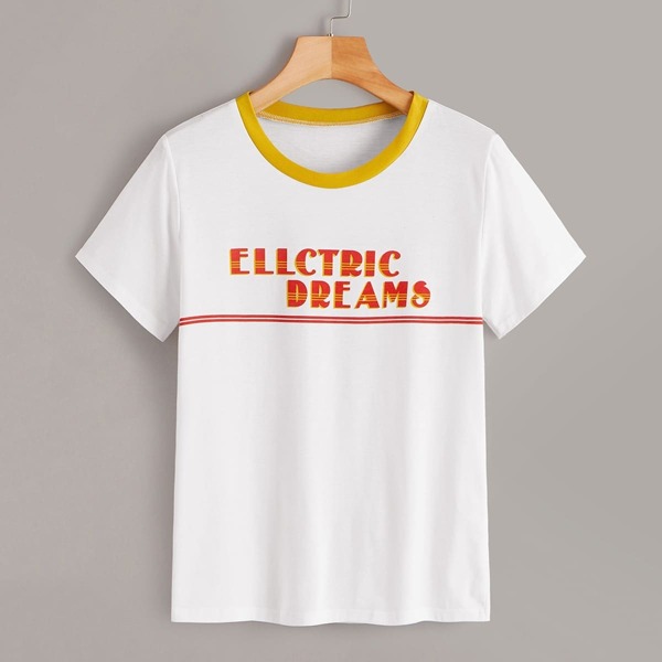 

Letter Print Tee