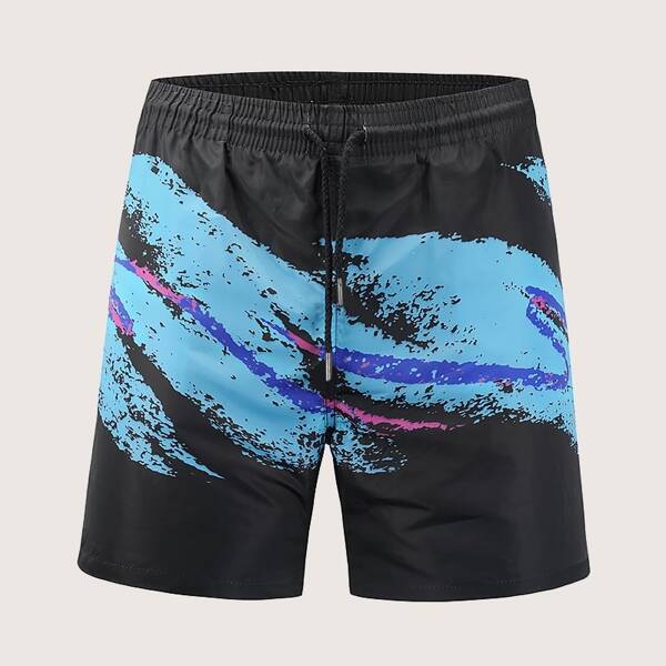 

Men Drawstring Waist Shorts