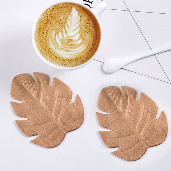 

Turtle Leaf Shaped Coaster 4pcs