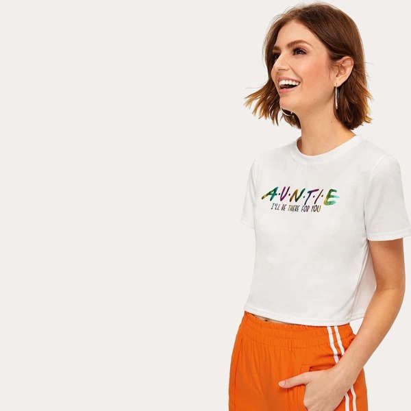 

Letter Print Tee