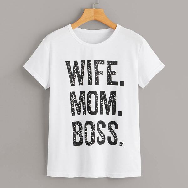 

Letter Print Tee
