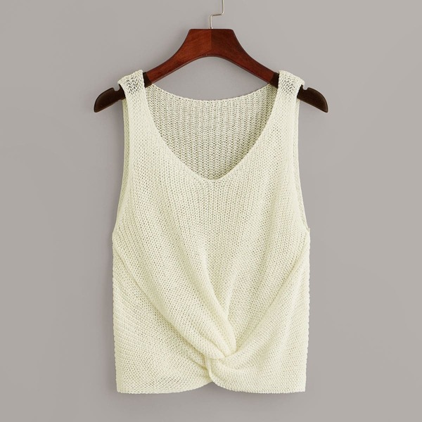 

Twist Hem Knit Top
