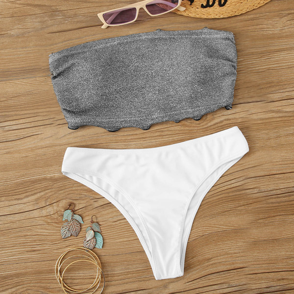 

Lettuce Trim Glitter Bikini Set