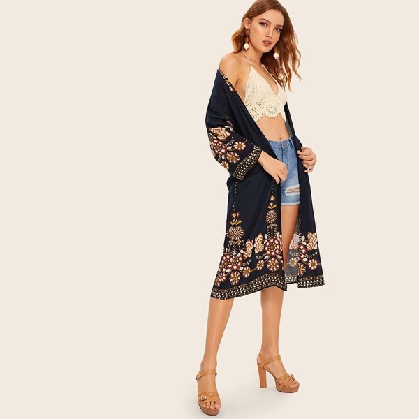 

Tribal Print Kimono