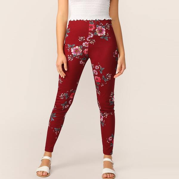 

Floral Print Leggings