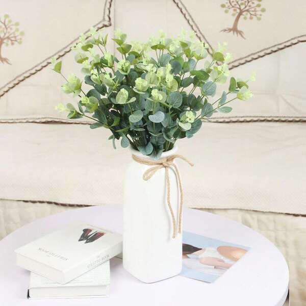 

Artificial Leaf Bunch With 4pcs Branch, Green