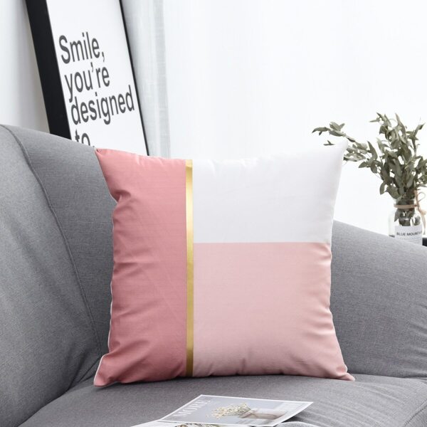 

Color Block Cushion Cover
