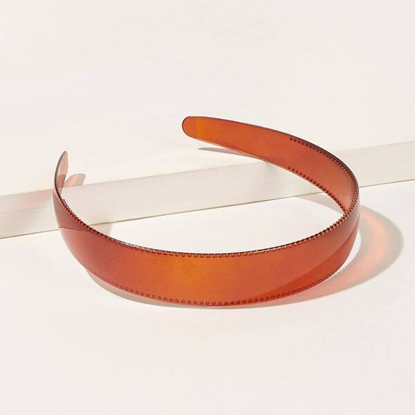 

Simple Plastic Headband, Orange