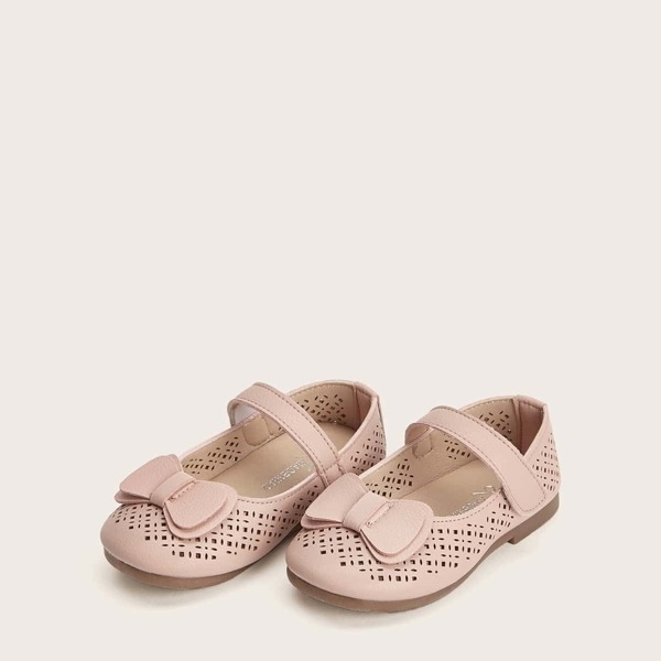 

Baby Bow Tie Decor Flats, Pink