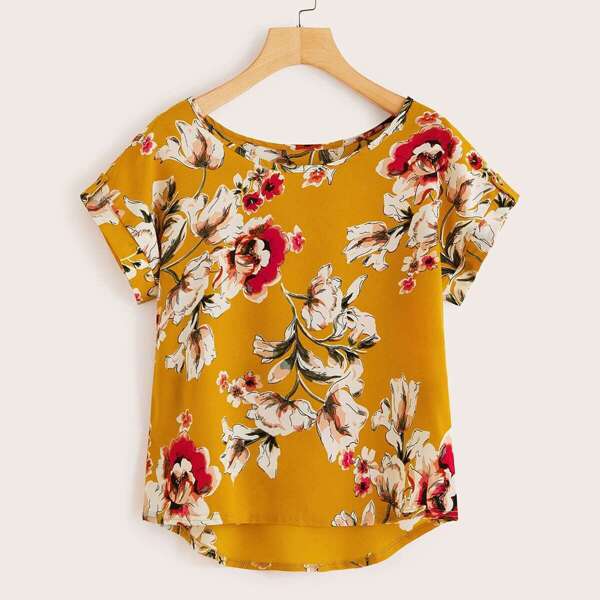 

Floral Print Blouse