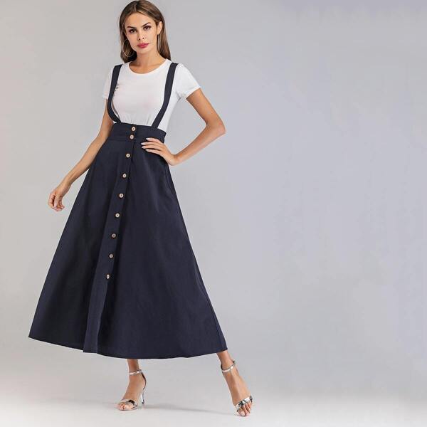 

Button Front Criss Cross Back Dress