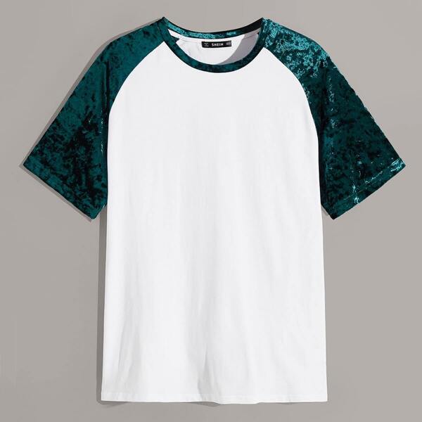 

Men Velvet Raglan Sleeve Tee