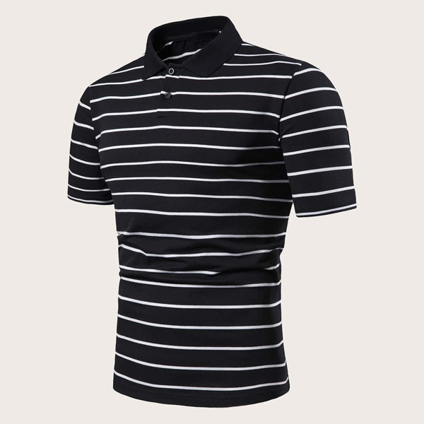 

Men Striped Polo Shirt