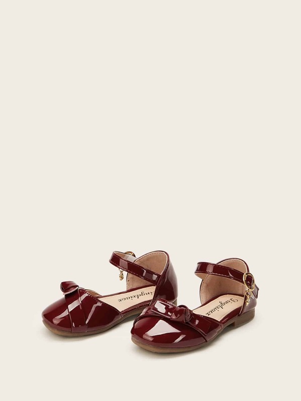 

Baby Knot Decor Flats, Burgundy