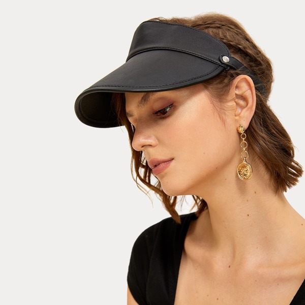 

Buckle Detail Sun Visor Hat