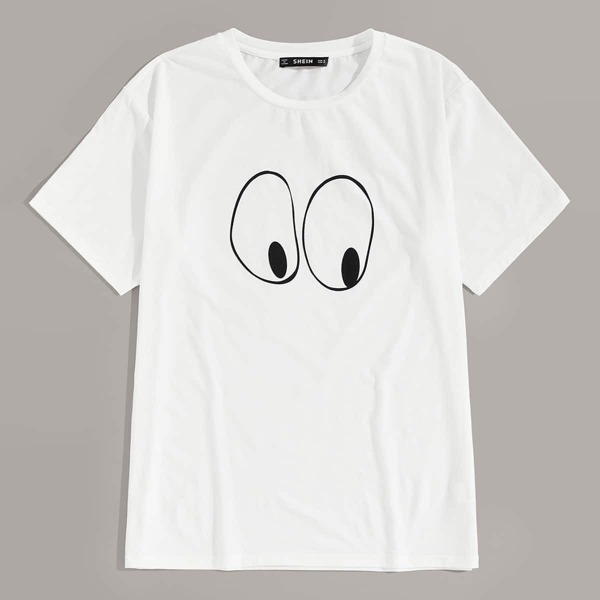 

Men Eye Print Tee
