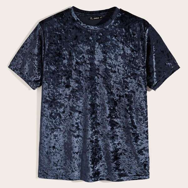 

Men Solid Velvet Top