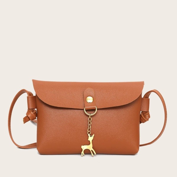 

Kids Deer Charm Crossbody Bag