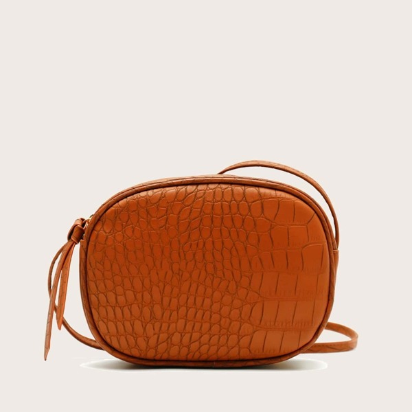 

Croc Embossed Crossbody Bag