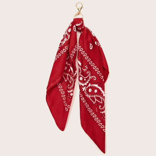 

Paisley Skinny Scarf Decor Keychain